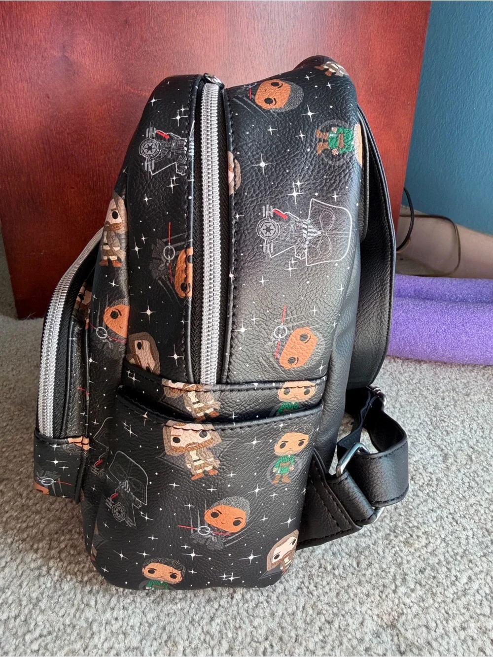 Loungefly x Star Wars Obi-Wan Kenobi Funko Pop! All-Over Print Mini Backpack